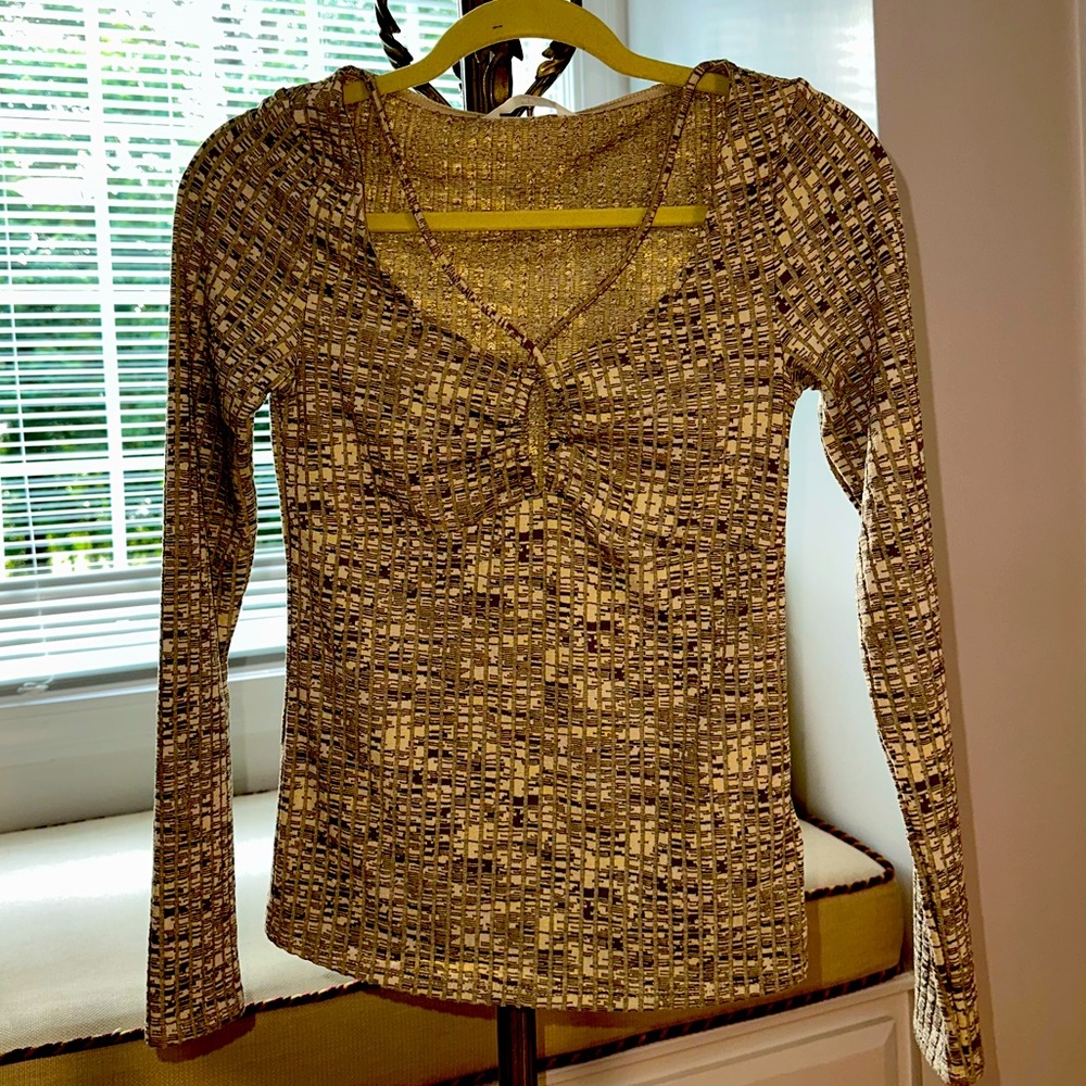 H&M detailed long sleeve top.